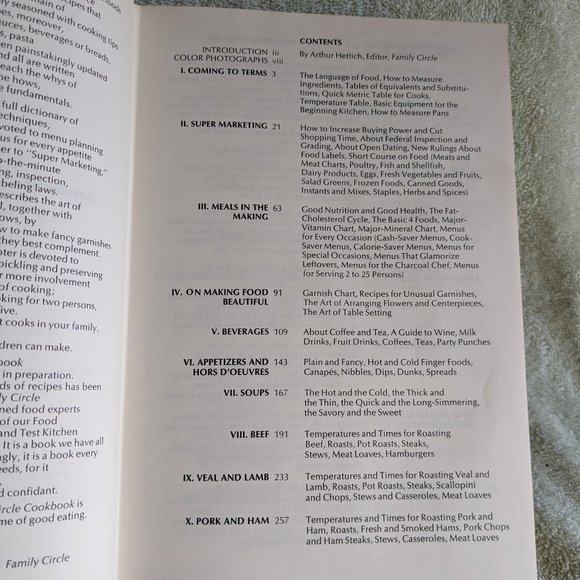 Family Circle Cookbook 1974 Recipes Vintage Reference Instructions - Picture 9 of 12